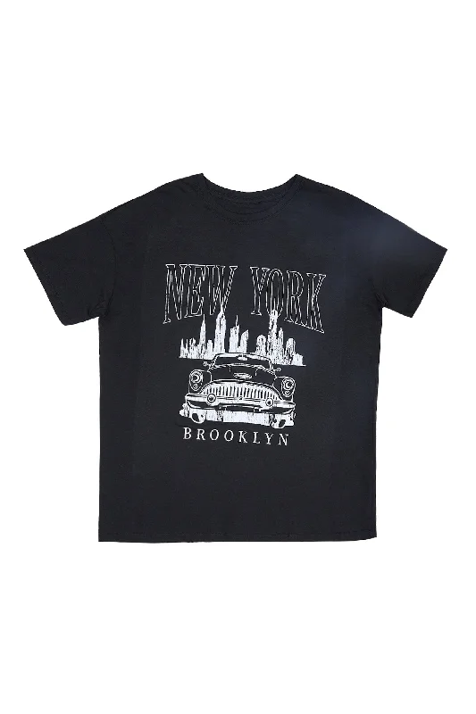 Brooklyn New York Graphic Boyfriend Tee