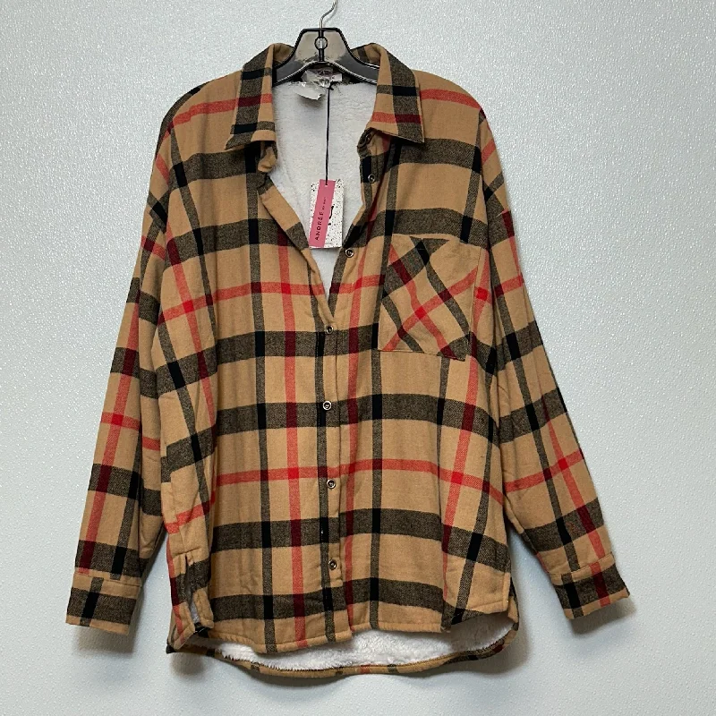 Jacket Shirt By Andree By Unit  Size: 1x