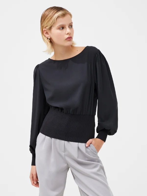 Krista Knit Slash Neck Jumper