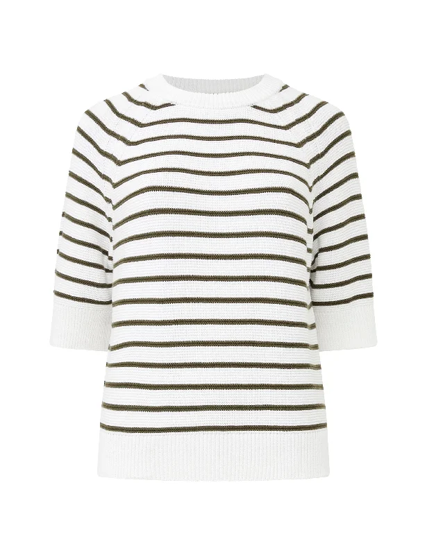 Lily Mozart Stripe Short Sleeve Jumper