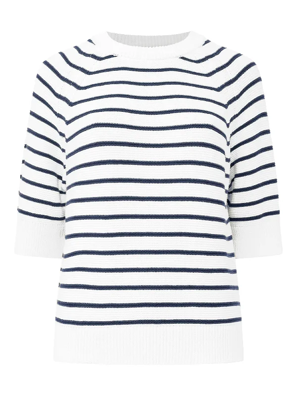 Lily Mozart Stripe Short Sleeve Jumper