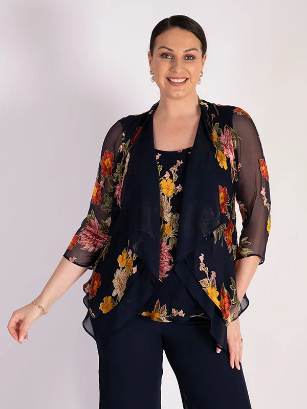 navy-chrysanthemum-print-silk-devoree-contrast-layered-shrug