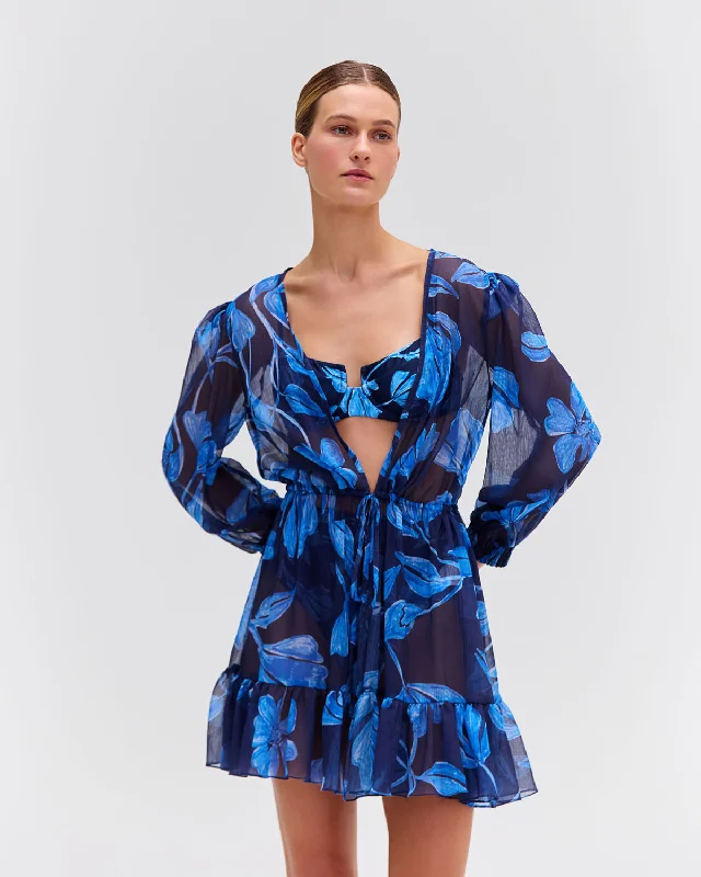 Nightflower Short Robe (FINAL SALE)