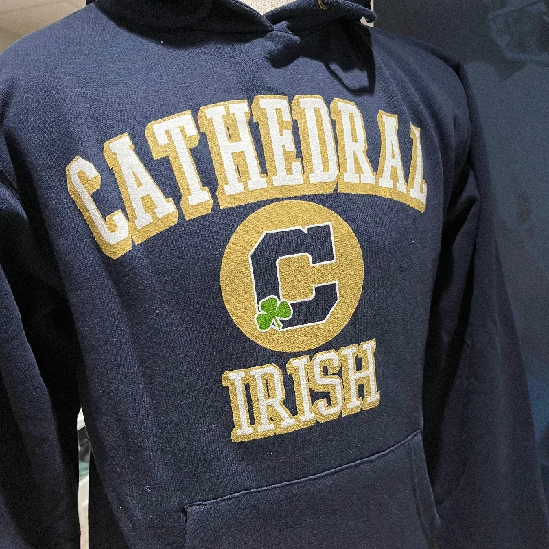 Navy Cathedral Circle Hamden Hoodie