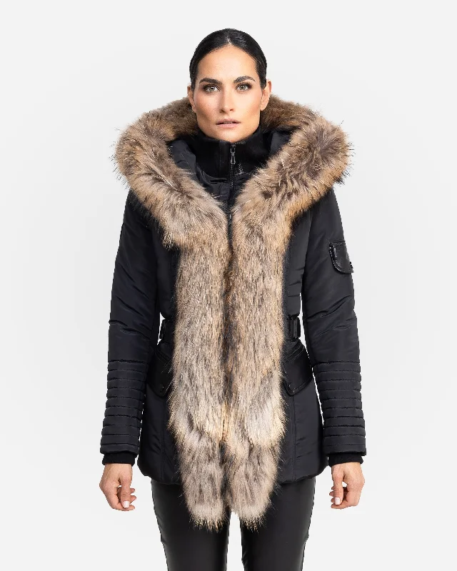 Kim Jacket with Natural Fur