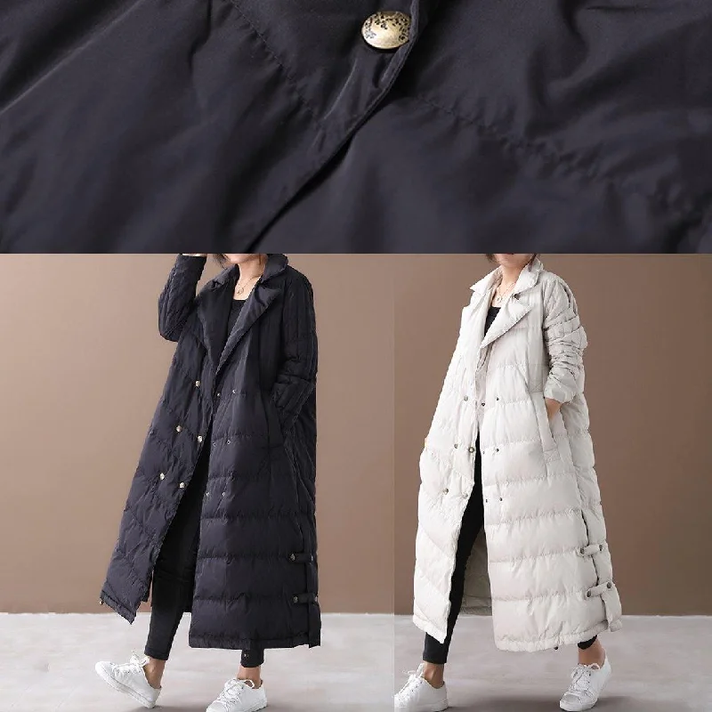 Warm White Down Jacket Woman Plus Size Clothing Parka Winter Coats Double Breast