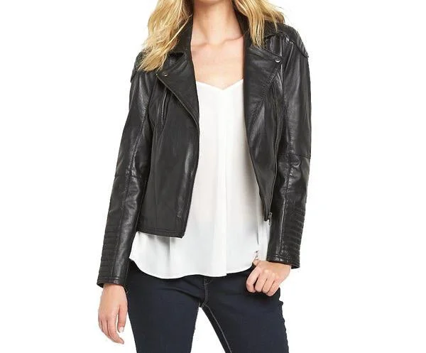 Women Biker Leather Jackets: Venson