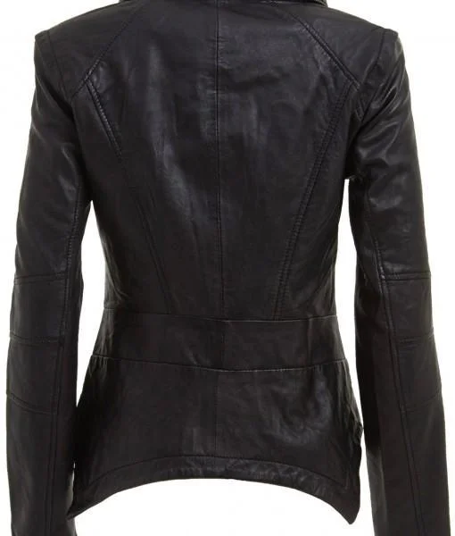 Women Classic Leather Jackets: Springle