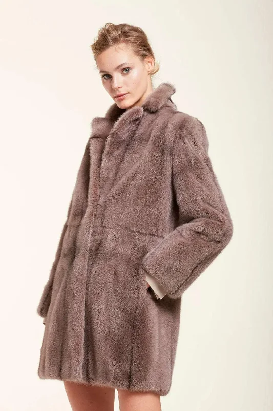 Mink fur coat