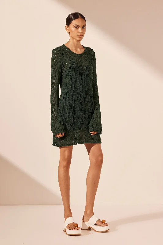 arlo-long-sleeve-mini-dress-deep-forest