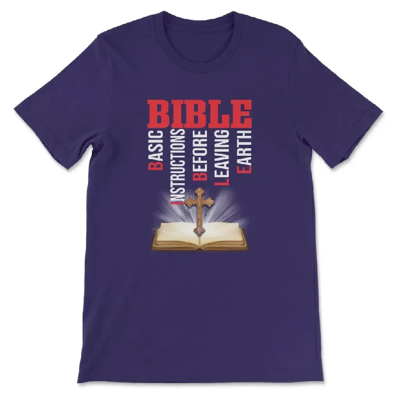 bible-basic-instructions-before-leaving-earth-womens-christian-t-shirt