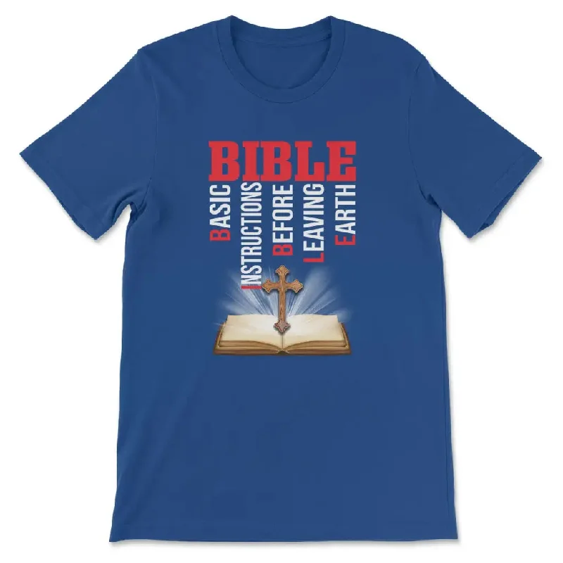 bible-basic-instructions-before-leaving-earth-womens-christian-t-shirt