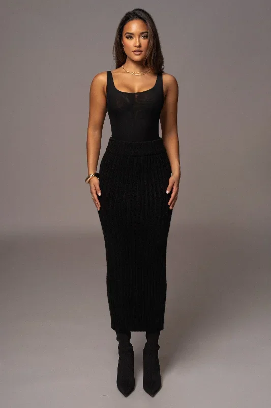 black-take-me-home-ribbed-skirt