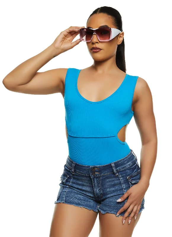 blue-ribbed-knit-side-cut-out-tank-bodysuit-1405075176376