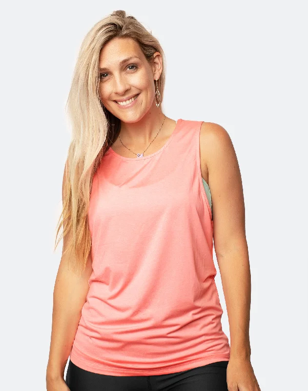 Breastfeeding Top - Free 'n' Active Tank Melon