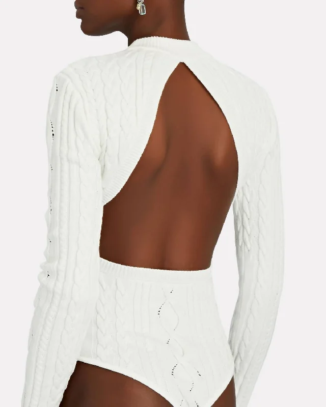 cache-open-back-cable-knit-bodysuit-in-white