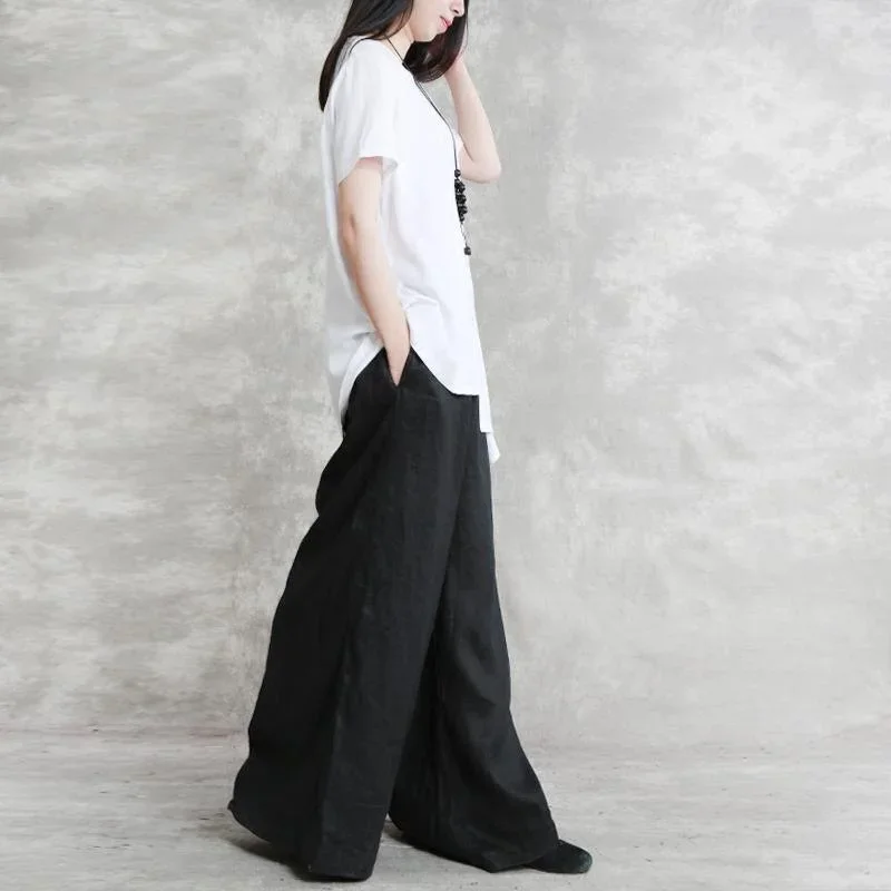 casual-black-pockets-women-wide-leg-pants