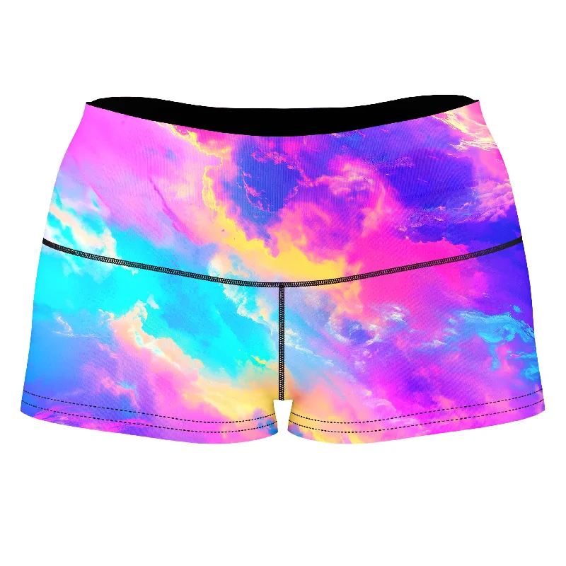 Cloudopia High-Waisted Women's Shorts