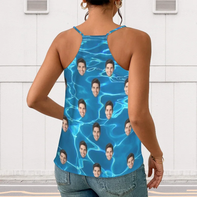 custom-face-water-wave-womens-v-neck-cami-tank-tops