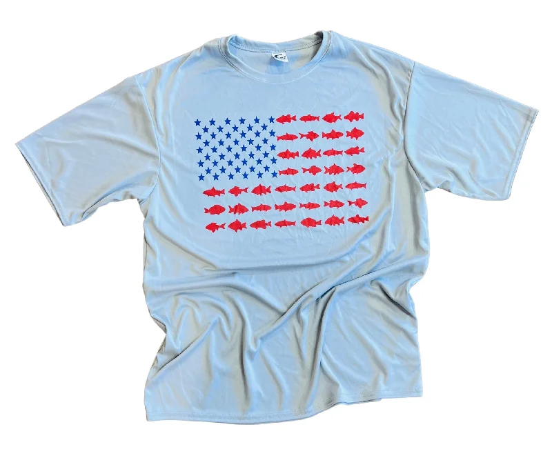 Fish Flag Dri Fit Tee