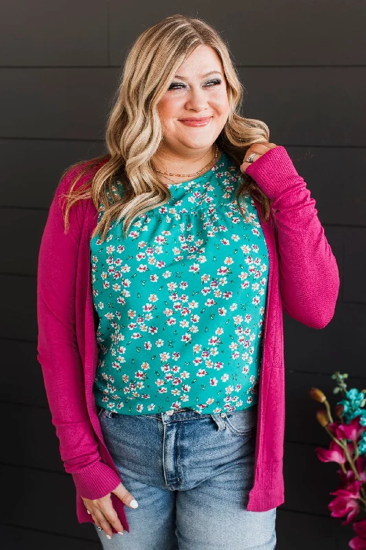 found-myself-open-front-knit-cardigan-hot-pink