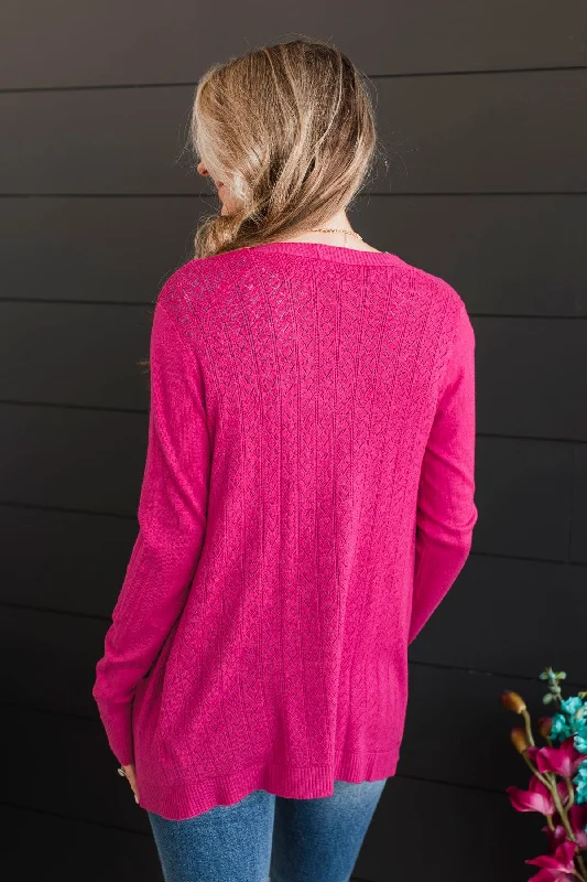 found-myself-open-front-knit-cardigan-hot-pink