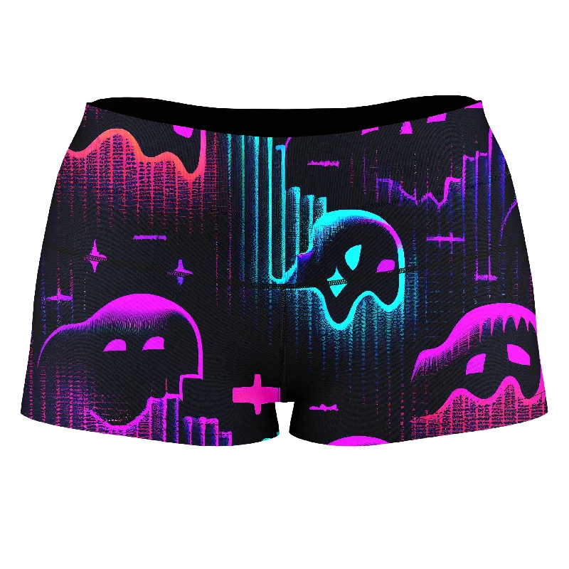 Ghost Melt High-Waisted Women's Shorts