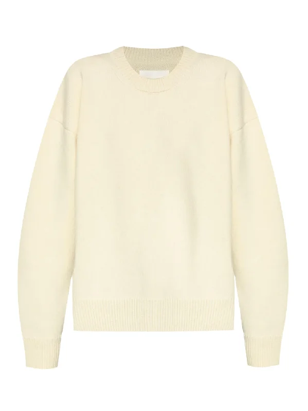 Lambswool Cashmere Blend Knit Sweater