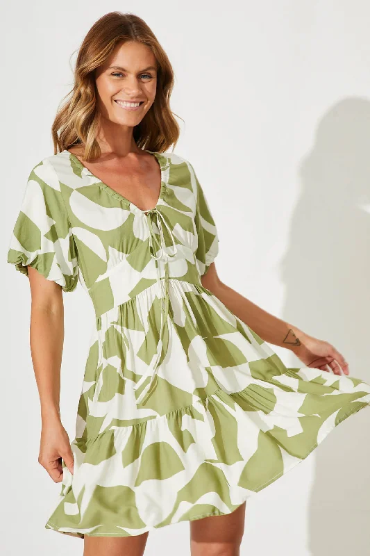 julieta-dress-in-olive-and-cream-geometric-print