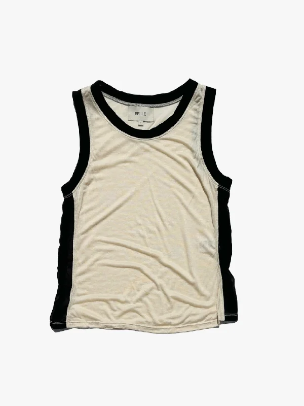 Lark Tank - Black/ Cream