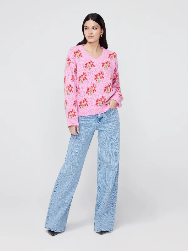 linnea-pink-floral-v-neck-knit-sweater