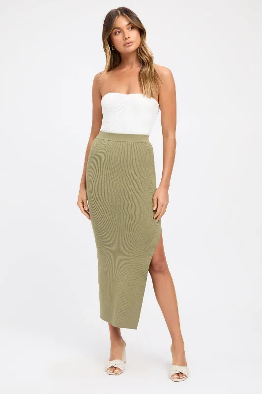 Lola Split Midi Skirt