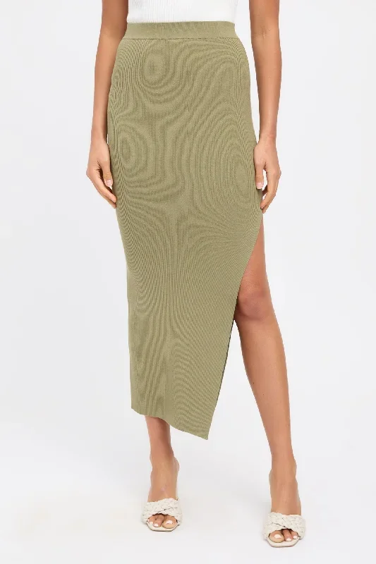 lola-split-midi-skirt-moss-stone