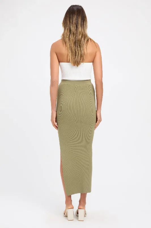 lola-split-midi-skirt-moss-stone