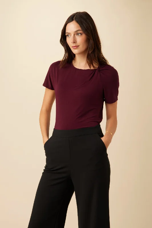 Mallorca Modal Tee - Plum