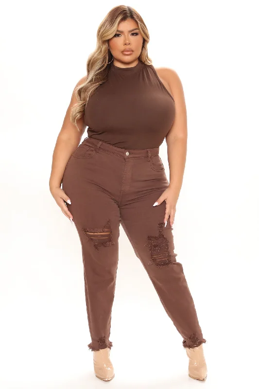 mel-sleeveless-mock-neck-bodysuit-chocolate