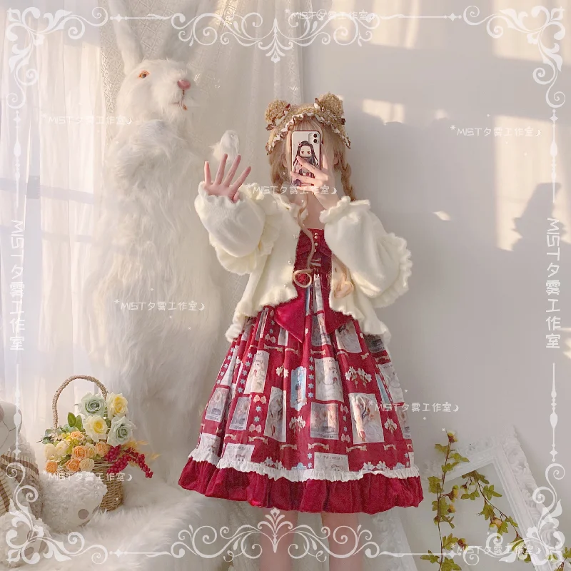 mist-small-ointment-sweet-lolita-thick-sweater-coat-puff-sleeve