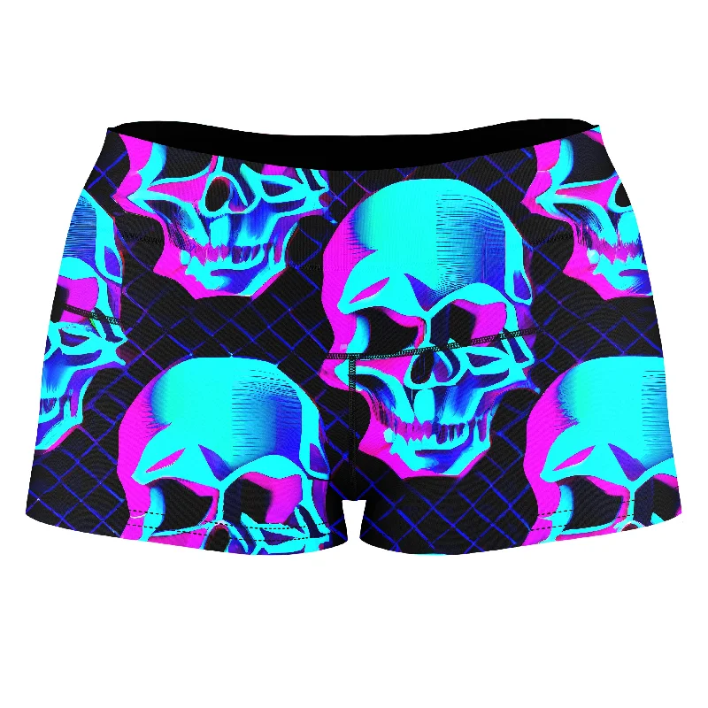 Night Trek High-Waisted Women's Shorts