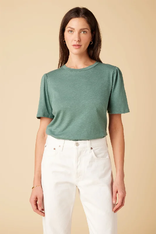 Odilia Reverie Slub Tee - Pine