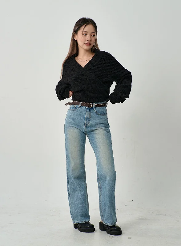 off-shoulder-v-neck-crossed-sweater-cd19