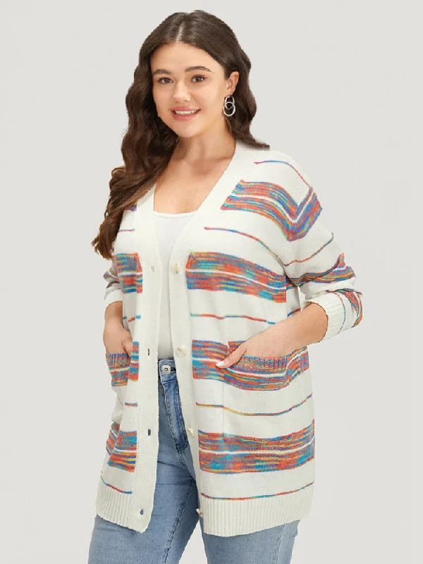 ombre-patchwork-button-through-patched-pocket-cardigan