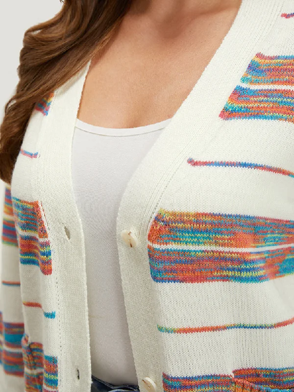 ombre-patchwork-button-through-patched-pocket-cardigan