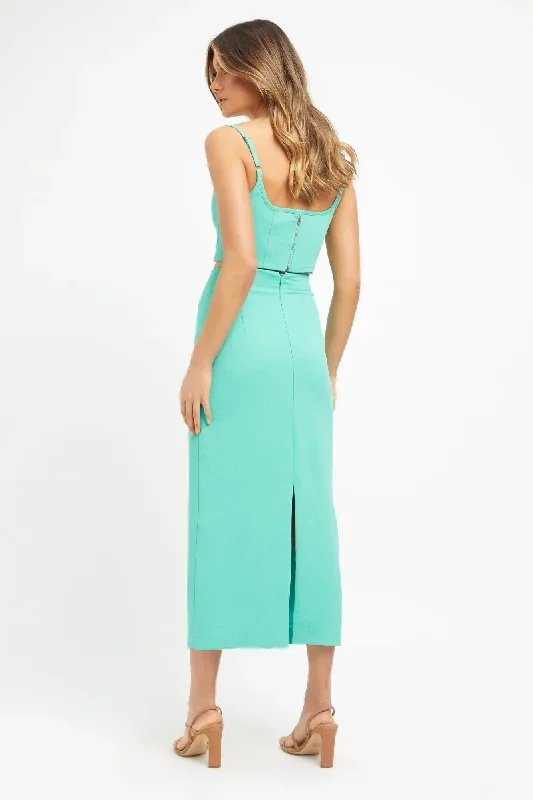 oyster-column-skirt-aqua-green