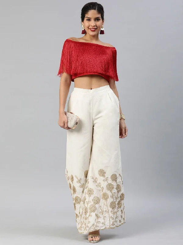 red-silk-blend-solid-crop-top