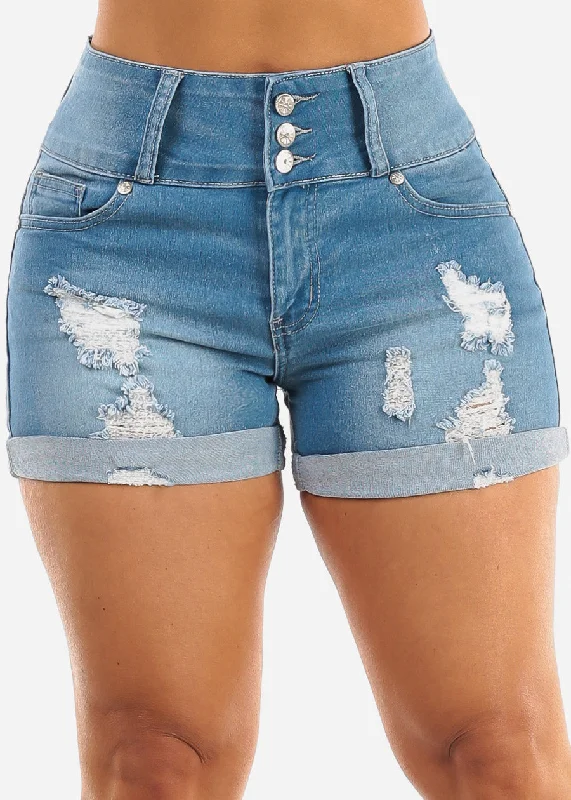 ripped-butt-lifting-light-denim-cuffed-shorts-dsjs6007ltblu