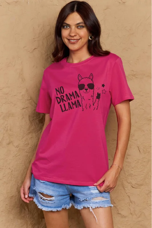 simply-love-full-size-no-drama-llama-graphic-cotton-tee