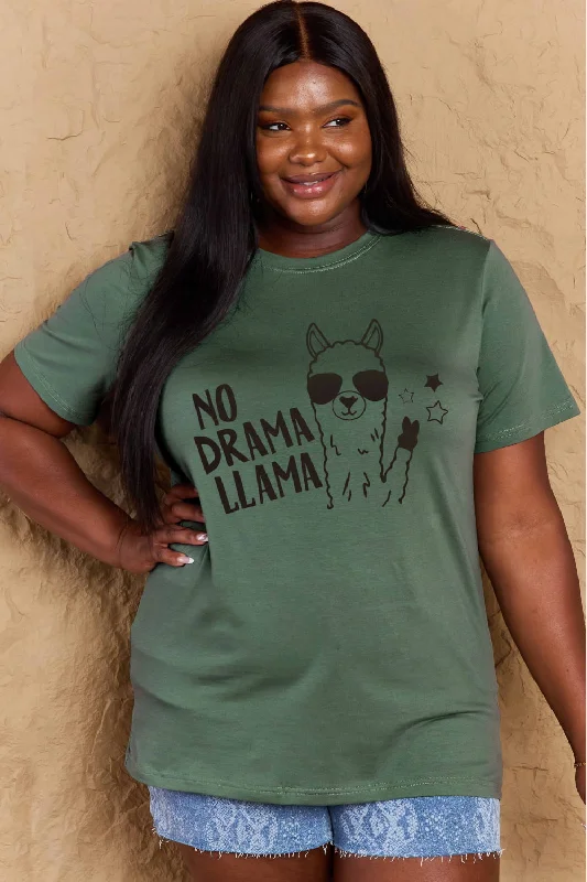 simply-love-full-size-no-drama-llama-graphic-cotton-tee