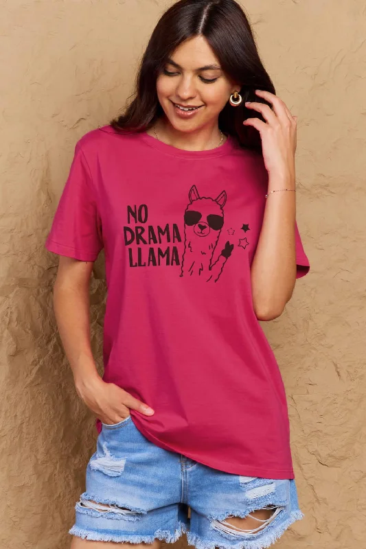 simply-love-full-size-no-drama-llama-graphic-cotton-tee