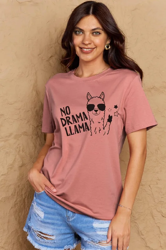 simply-love-full-size-no-drama-llama-graphic-cotton-tee