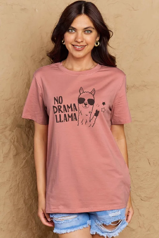 simply-love-full-size-no-drama-llama-graphic-cotton-tee